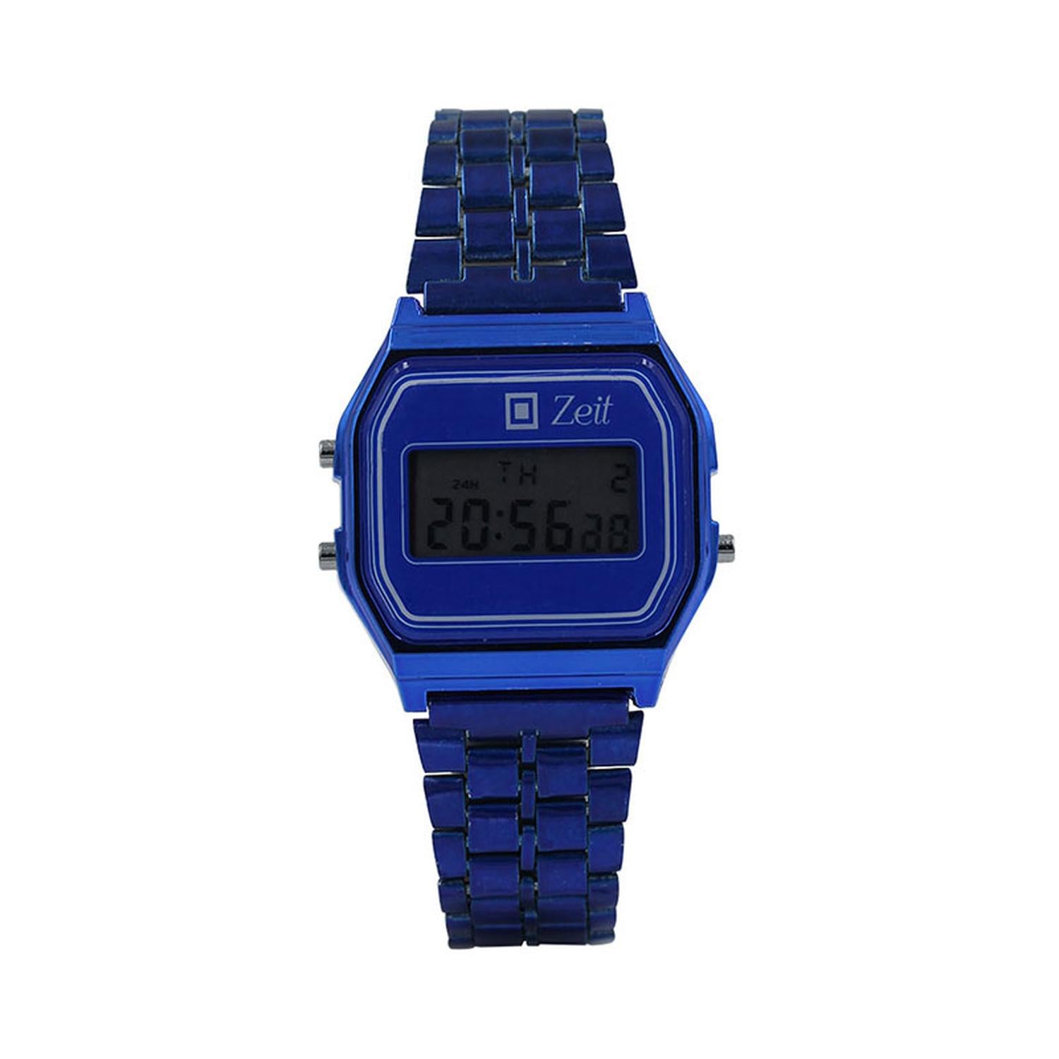 Unisex Digital Metal Azul Tipo Casio La Casa del Reloj