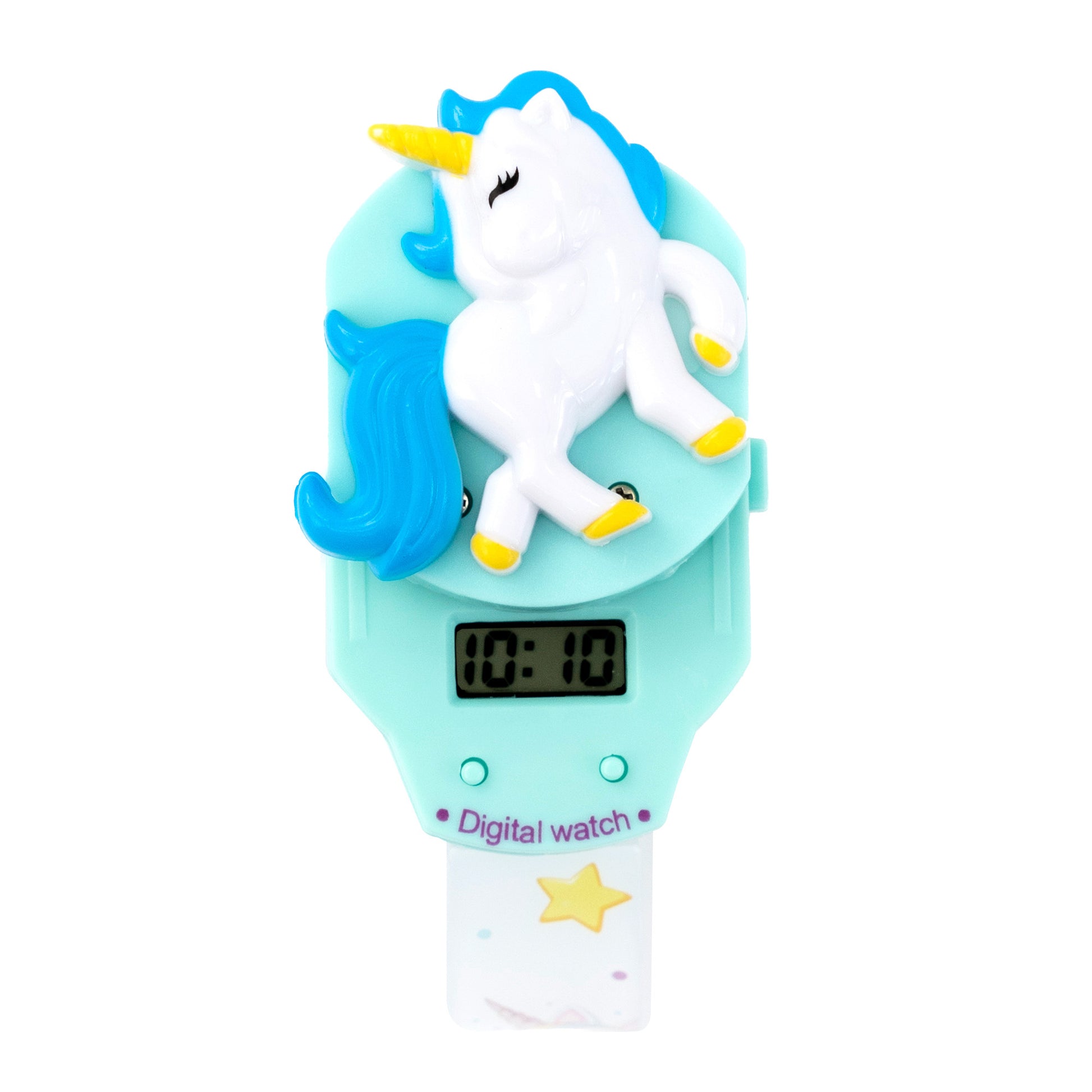 Reloj Zeit Digital  Infantil con Correa de Plástico Color Rosa y Unicornio