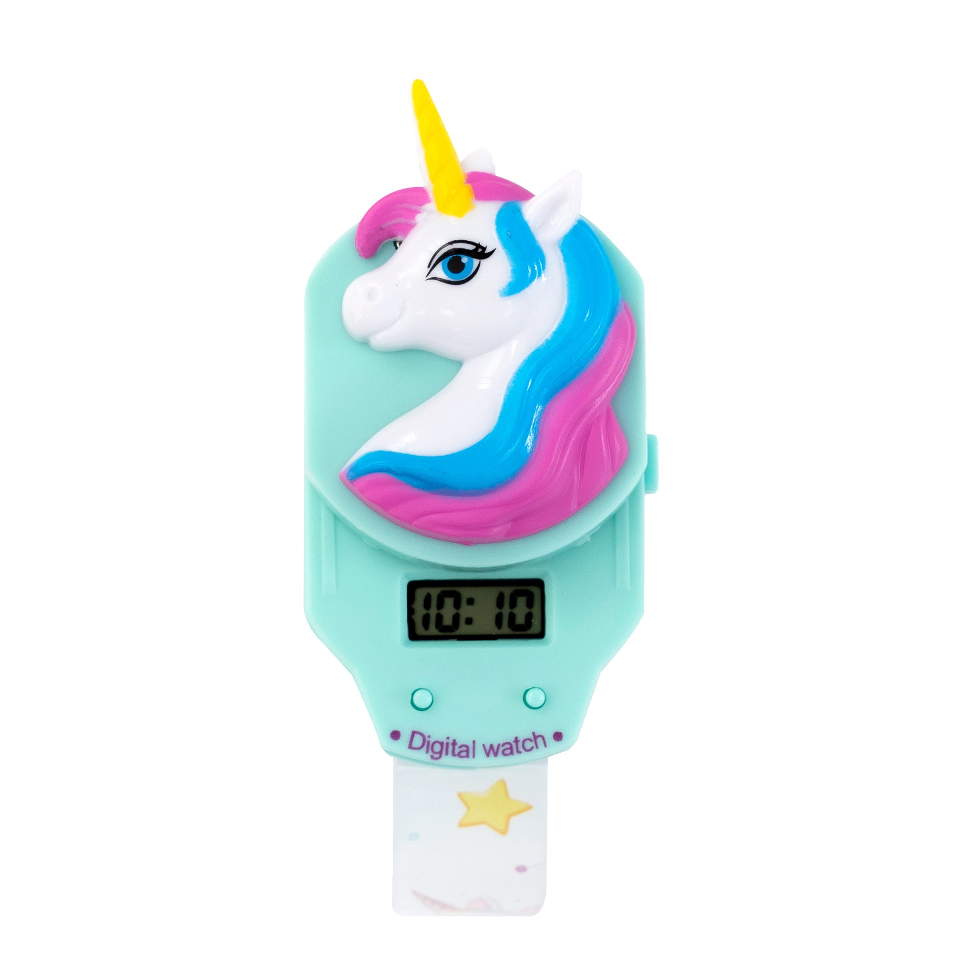 Reloj Zeit Digital  Infantil con Correa de Plástico Color Rosa y Unicornio