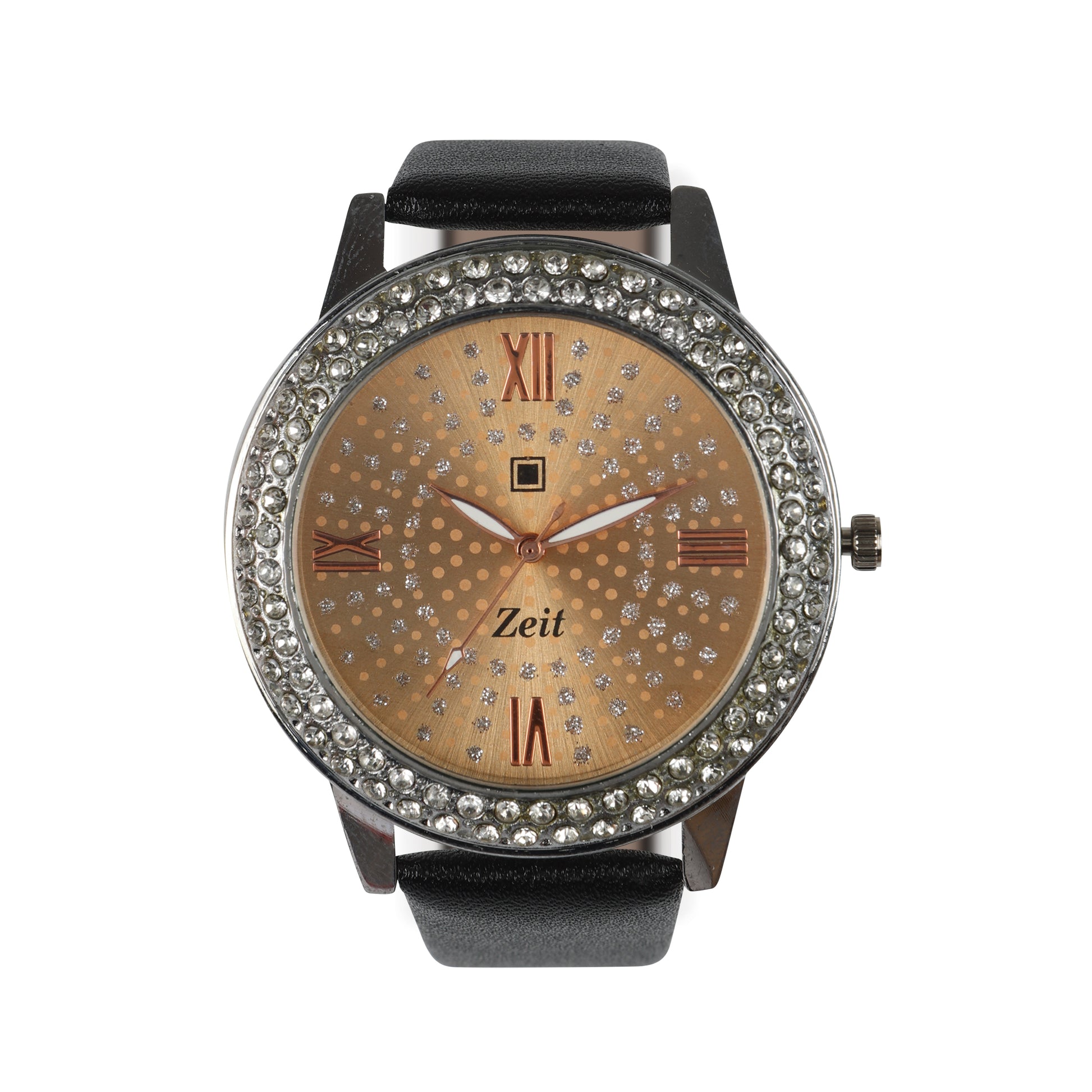 Reloj Zeit Analogo Para Dama Casual Correa De Tactopiel