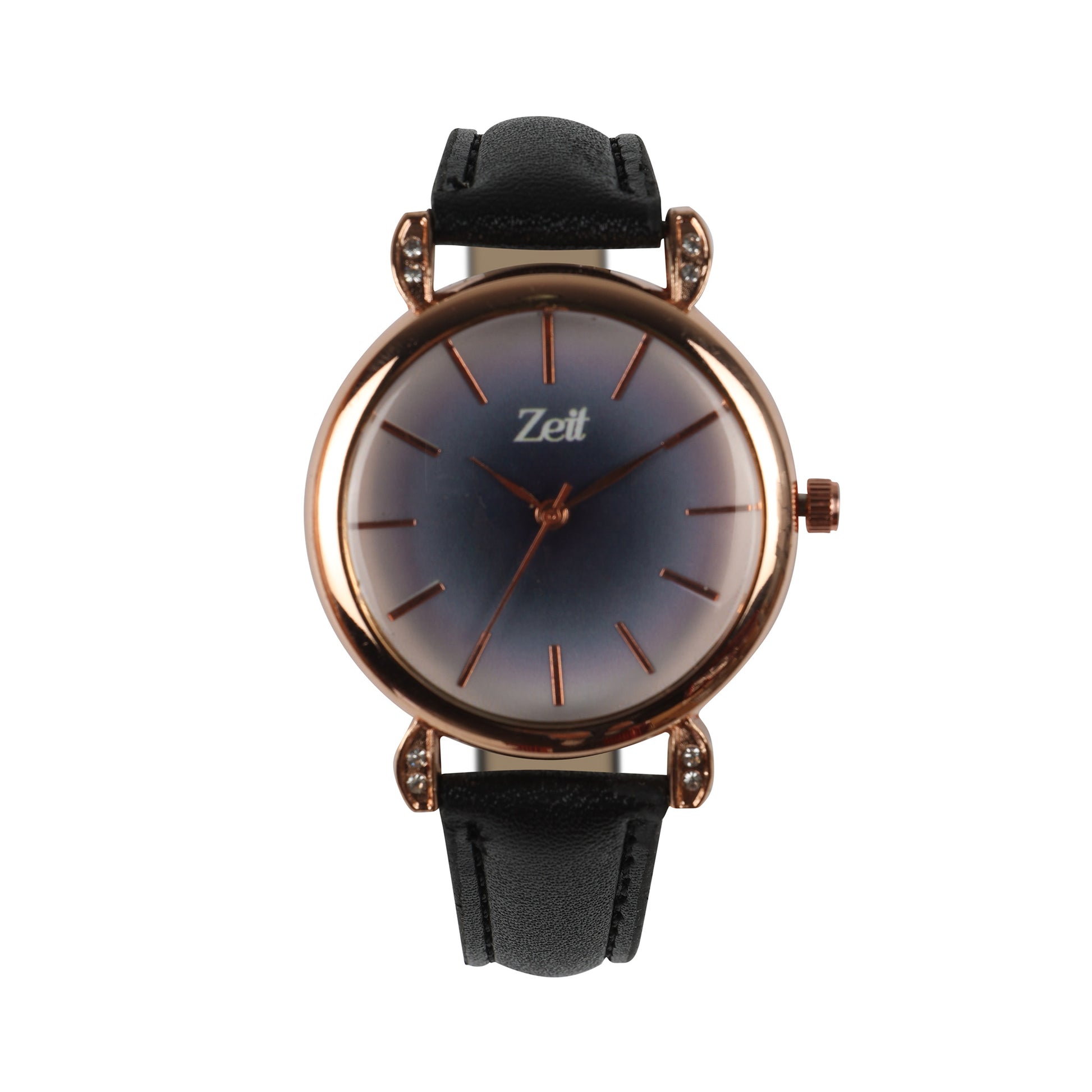 Reloj Zeit Analogo Para Dama Correa de Tactopiel y Caratula con Degradado