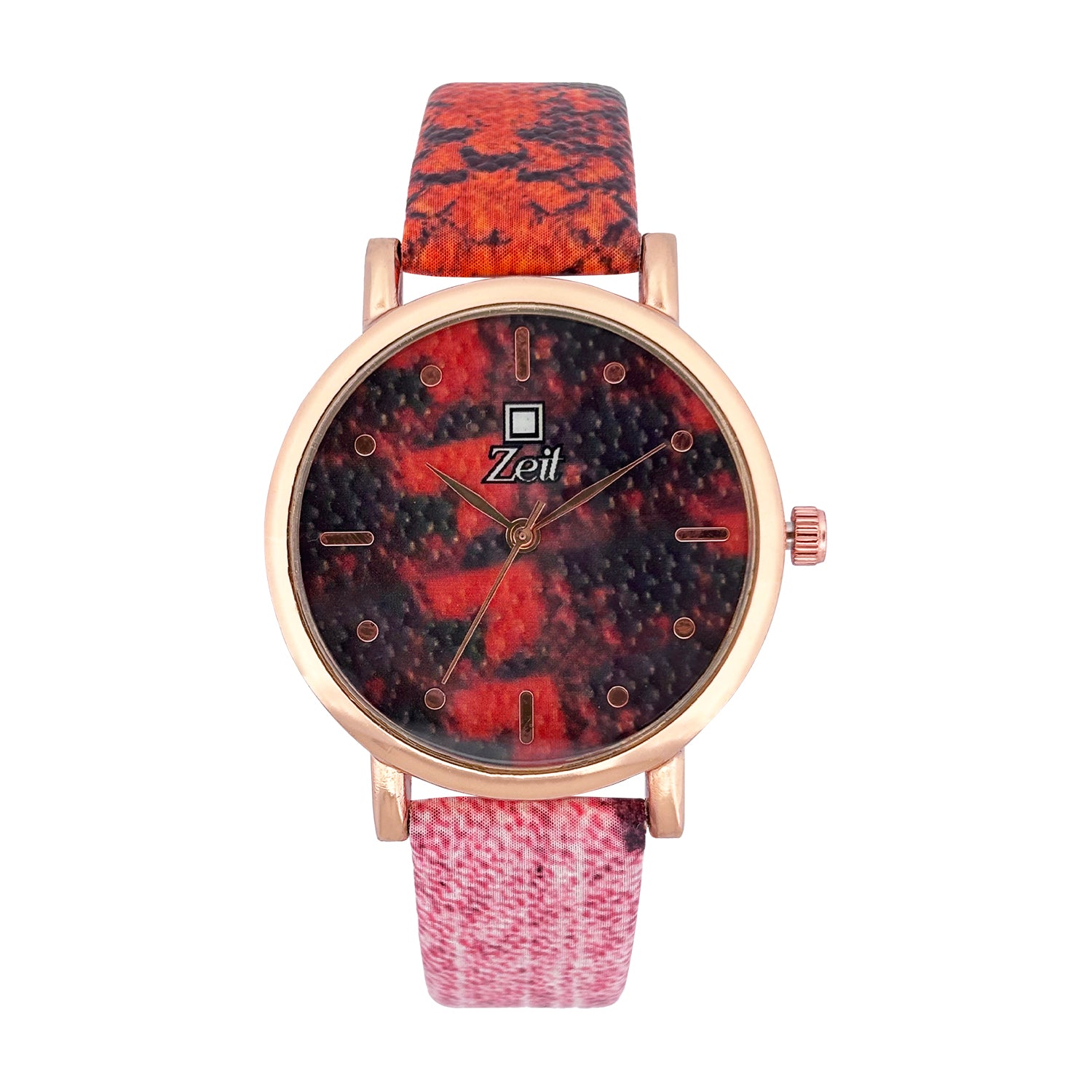 Reloj Zeit Analogo para Dama con Correa de Tactopiel Color