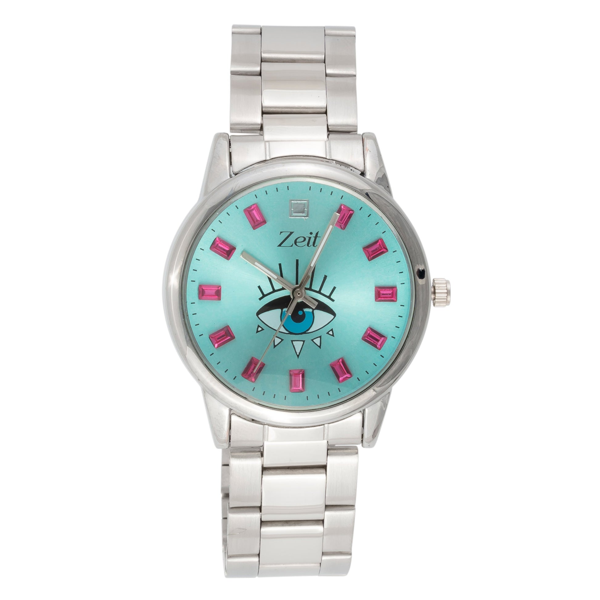 Reloj Zeit Analogo Correa De Metal Dama