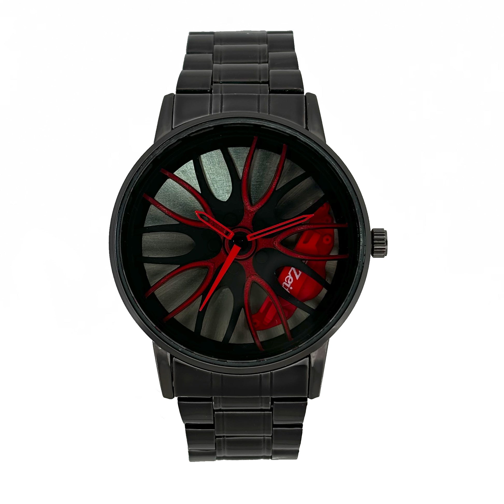 Reloj Zeit Análogo Para Caballero Casual Extensible de Metal y Diseño de Neumático