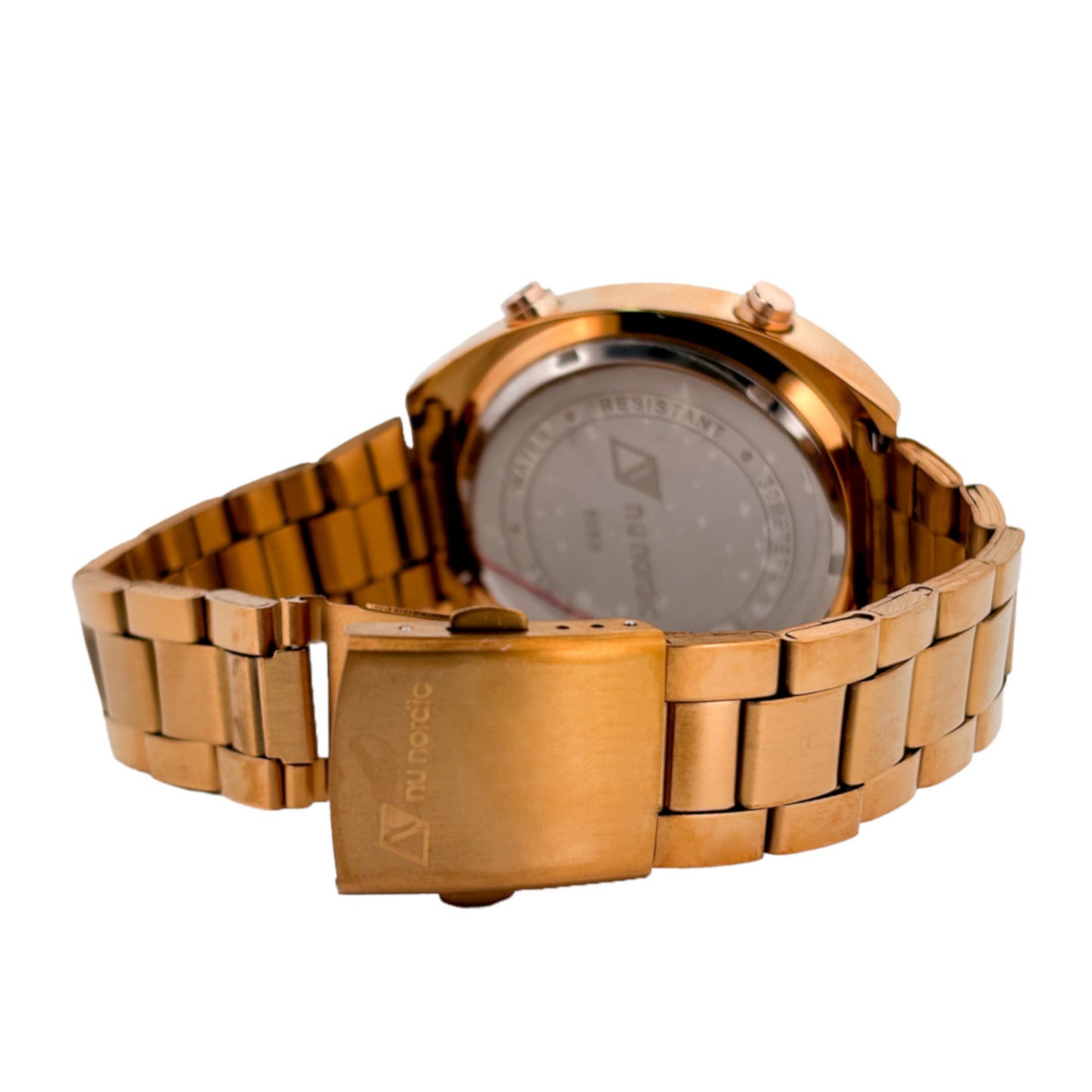 Reloj Nu Nordic Digital con Correa de Metal para Hombre