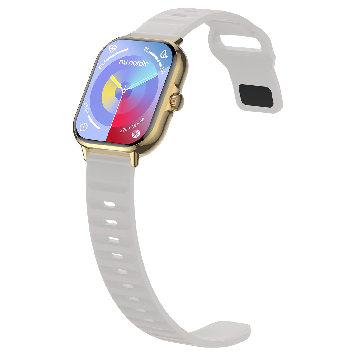 Smartwatch Nu Nordic Sport Travel con Correa de Silicon Blanco