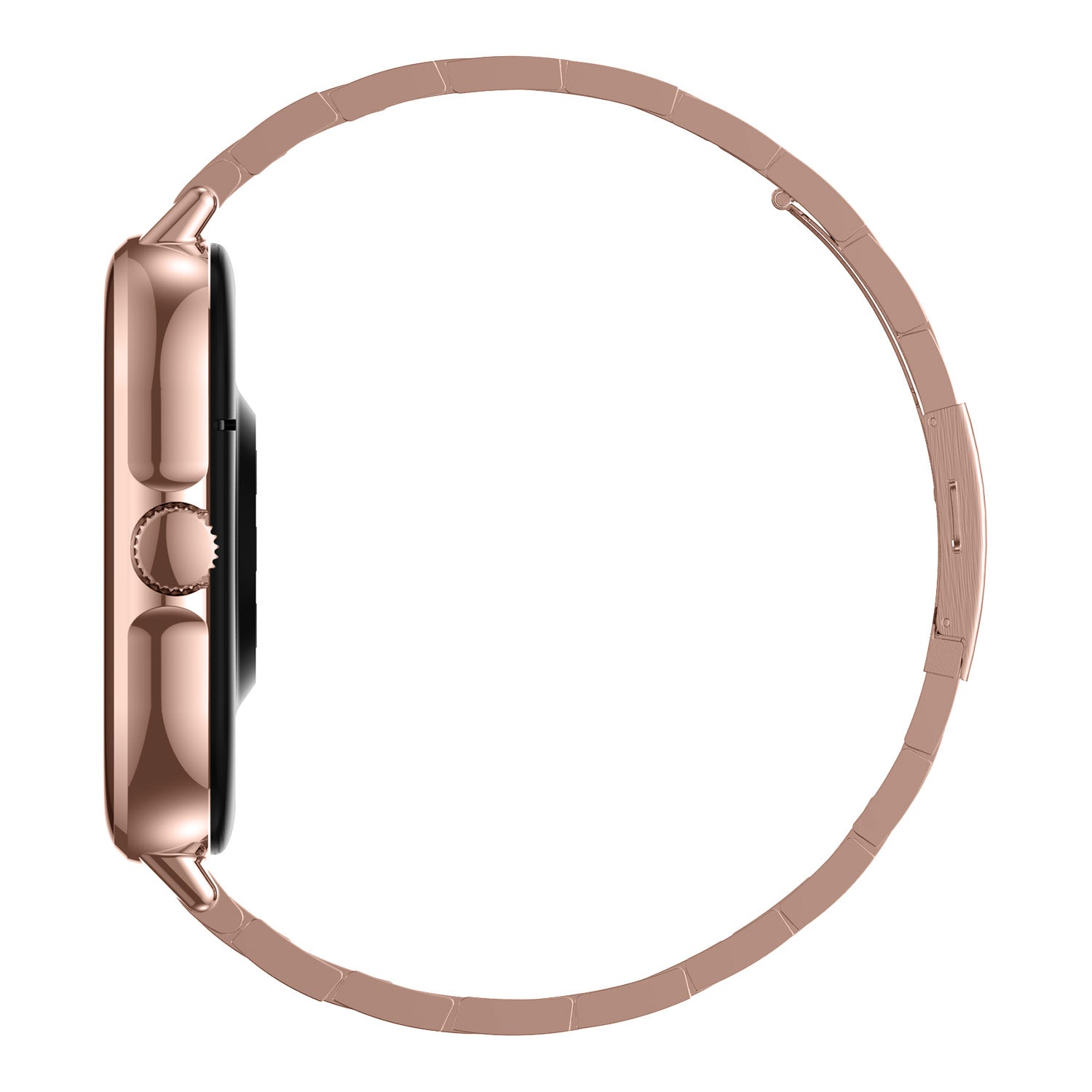 Smartwatch Nu Nordic Sport Travel Correa Tipo Jubilee de Acero Inoxidable Oro Rosa