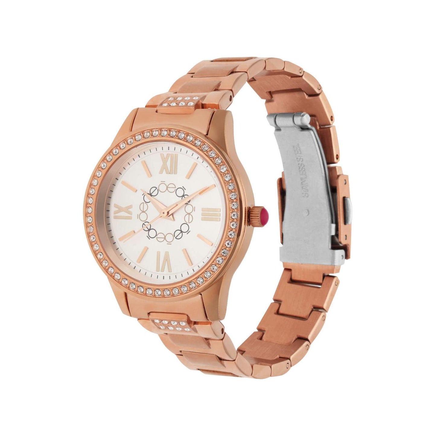 Reloj Análogo Cloe Kora Acero Inoxidable Mujer Dorado