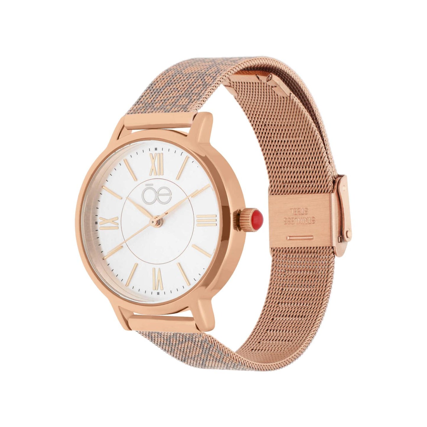 Reloj Análogo Cloe Samayl Acero Inoxidable Mujer Dorado