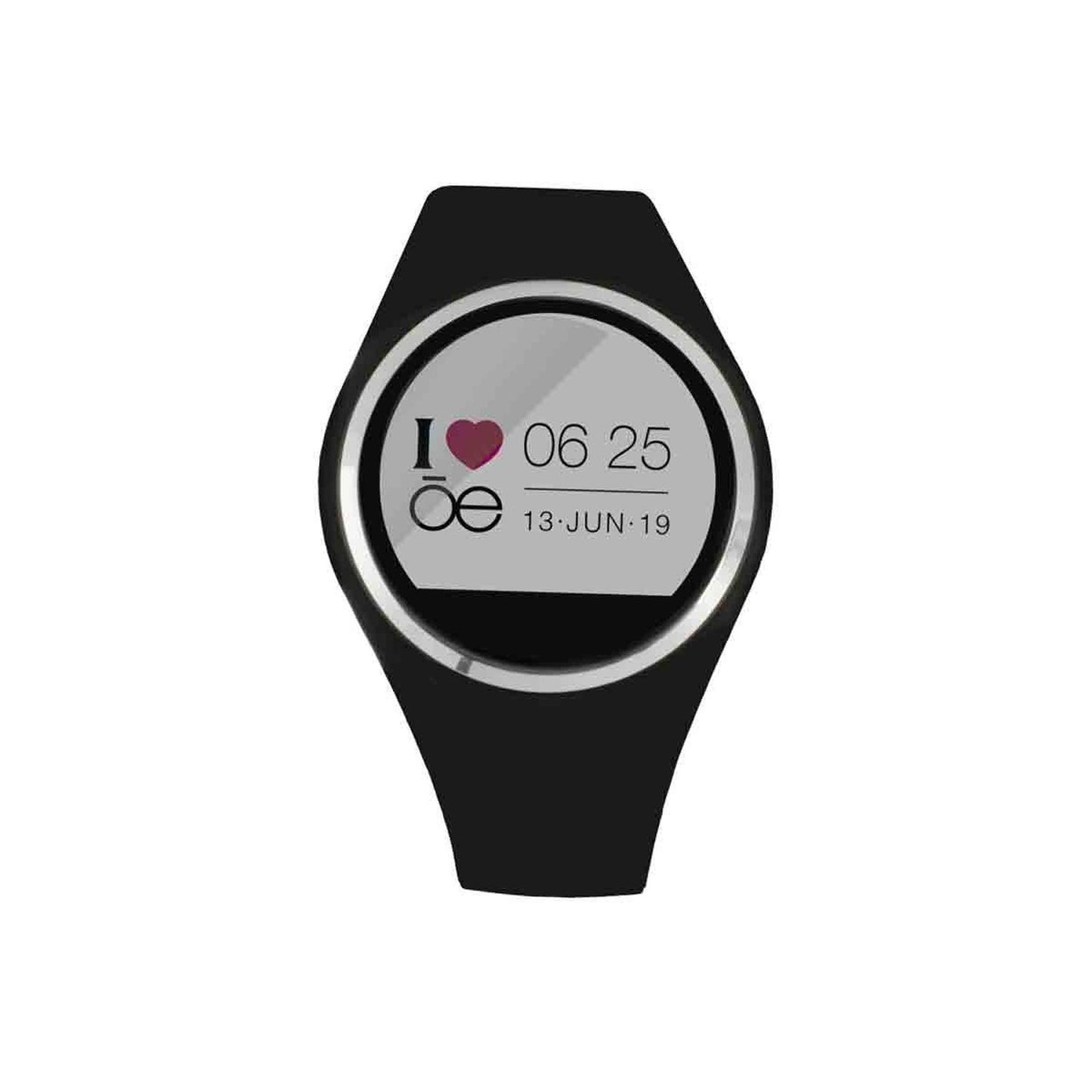 Smartwatch Cloe Caucho Negro