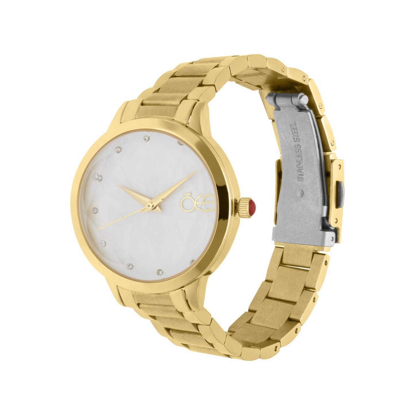 Reloj Análogo Cloe Liv Acero Inoxidable Mujer Dorado