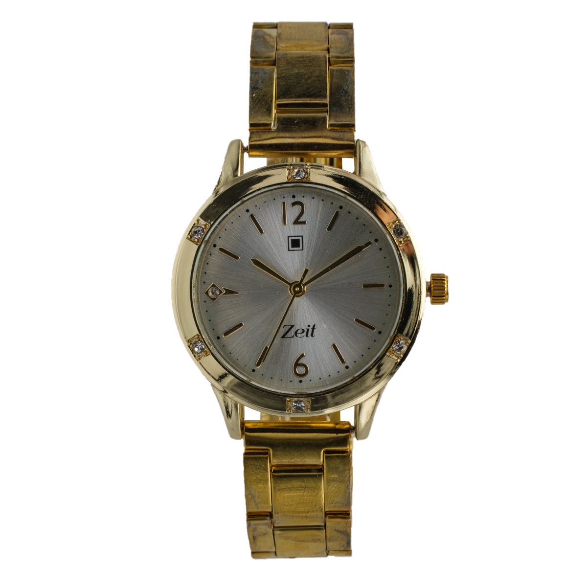 Reloj Analogo Zeit Para Dama Extensible Metal Caja Aleacion y fijacion de Broche