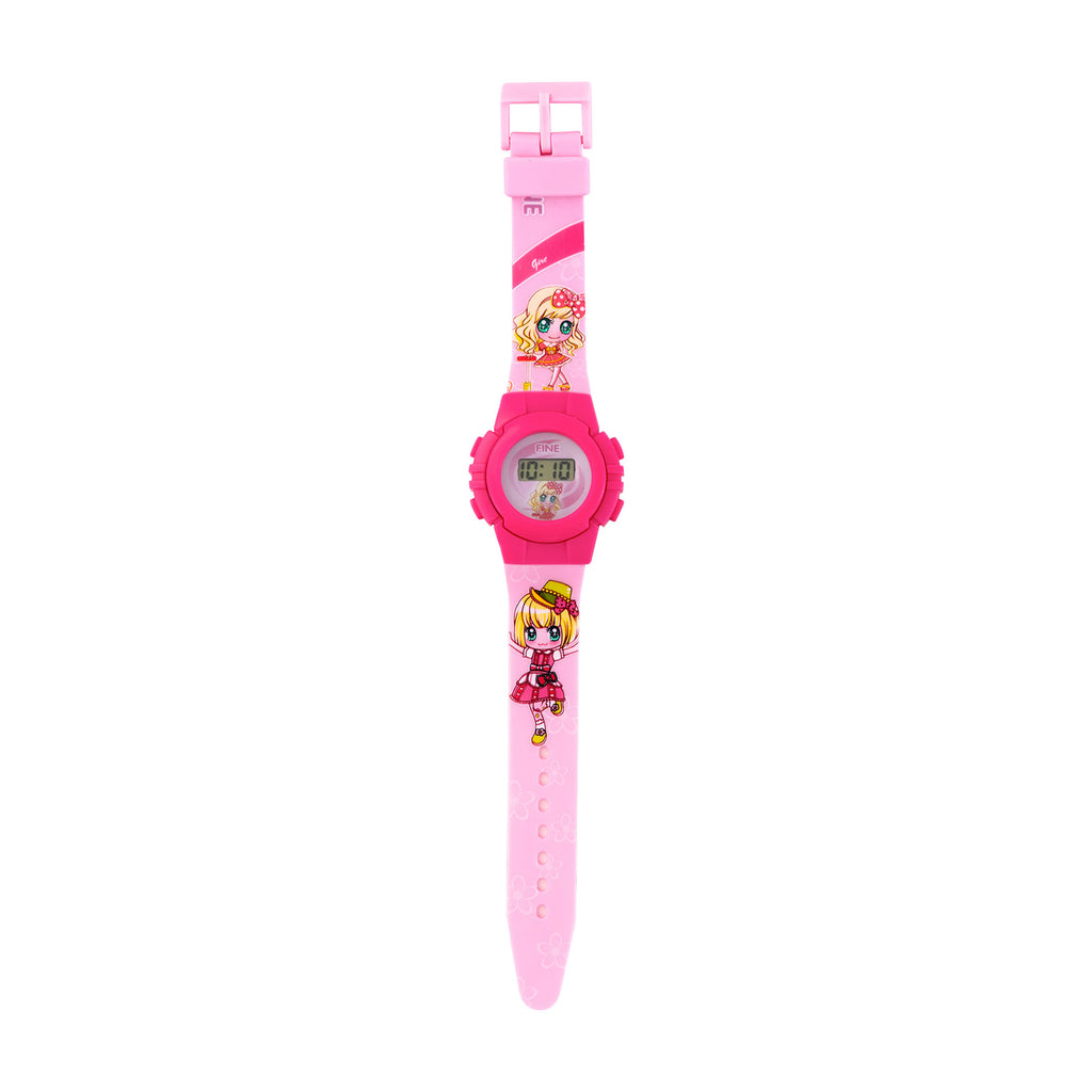Reloj Zeit Digital Infantil con Correa de Plástico Colores y figuras