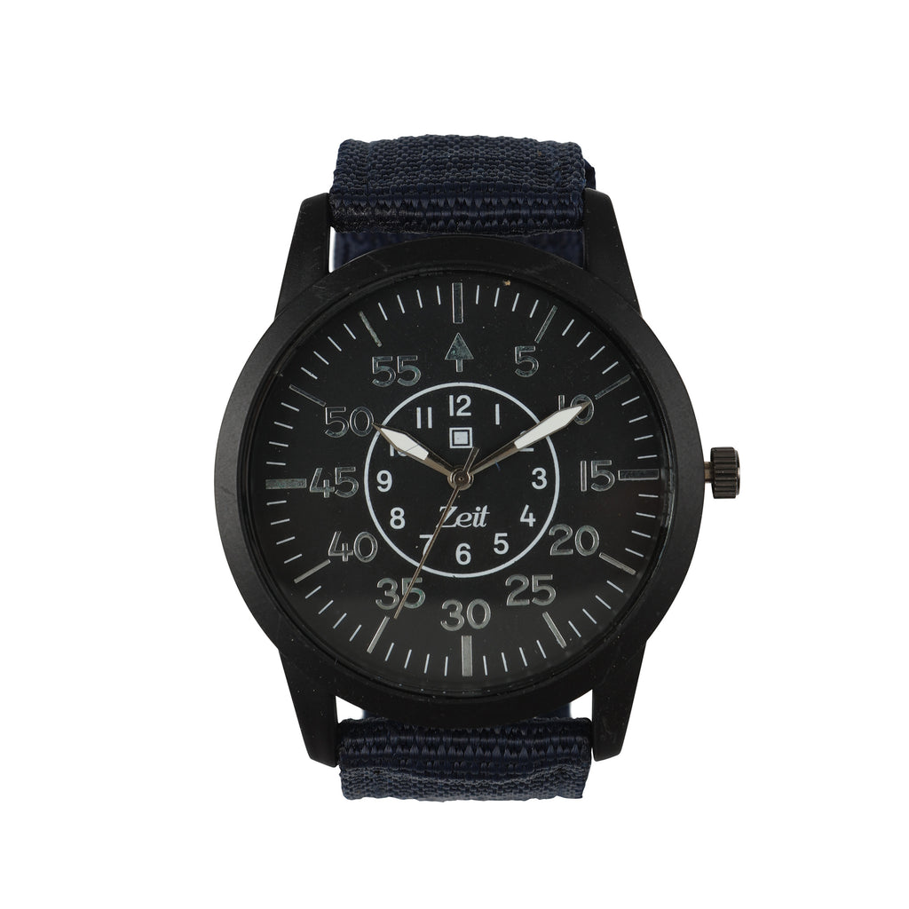 Reloj Zeit Caballero Analogo Correa de Lona con Caja