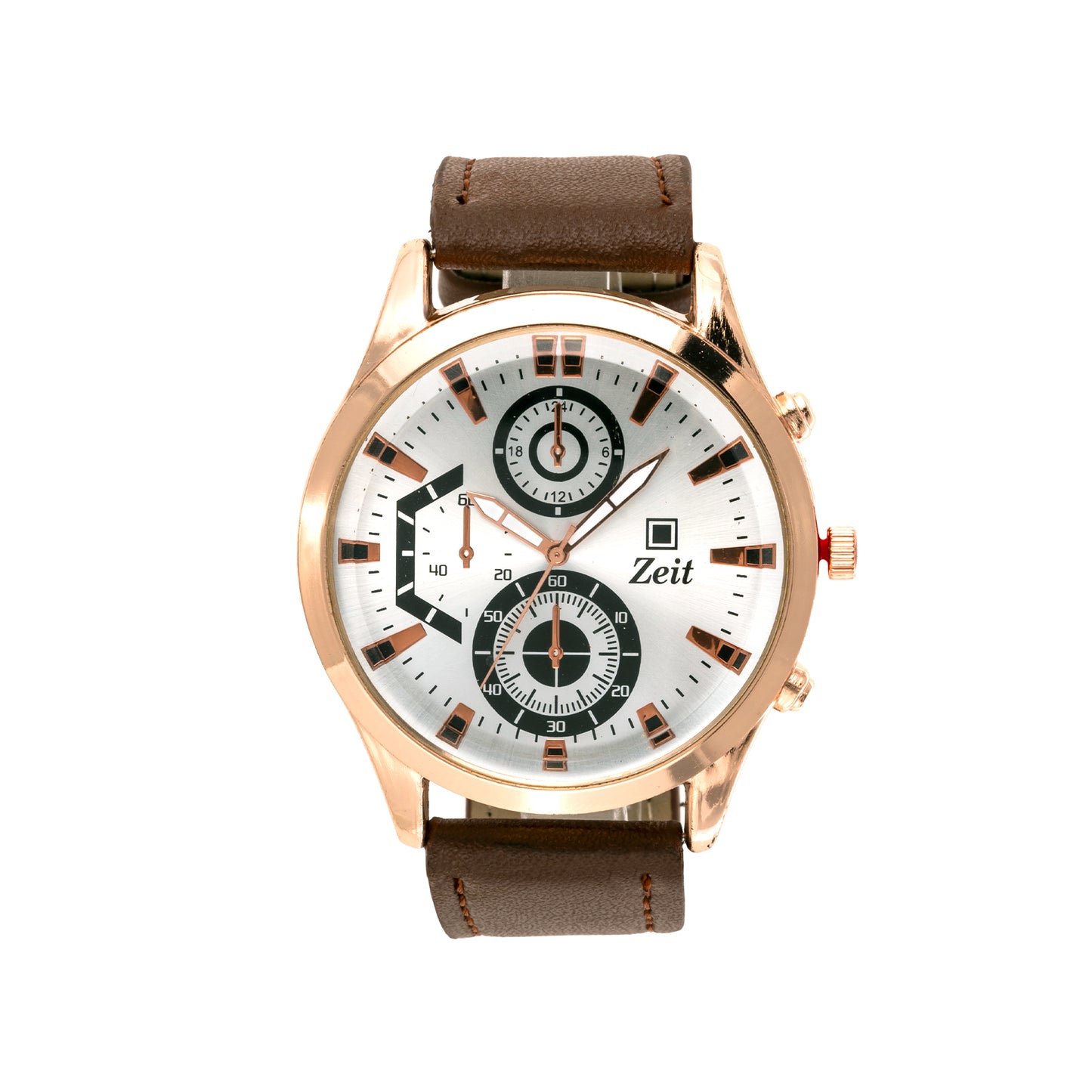 Reloj Zeit Caballero Analogo Correa de Tactopiel Caratula