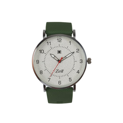 Reloj Zeit Análogo Gris Casual Correa De Silicón caballero