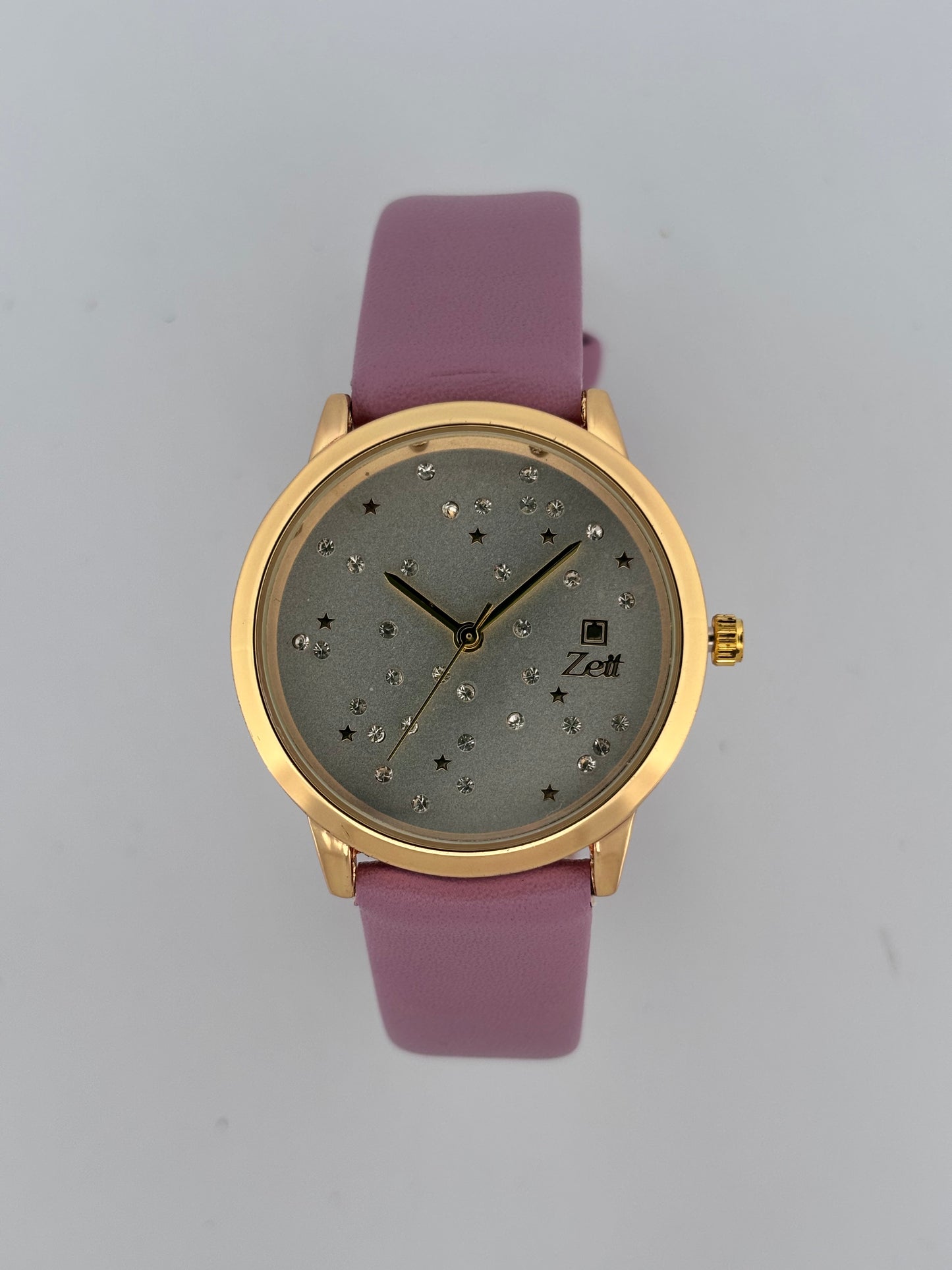 Reloj Zeit Dama Análogo Correa de Tactopiel Caja Color Oro Rosa