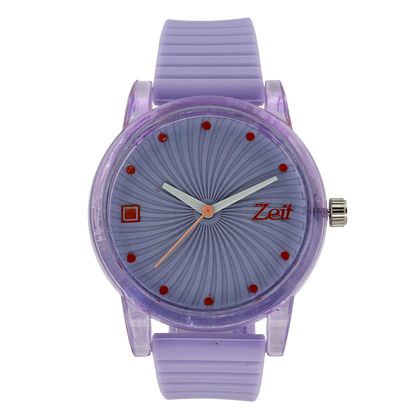 Reloj Zeit Dama Análogo Casual Correa De Silicón