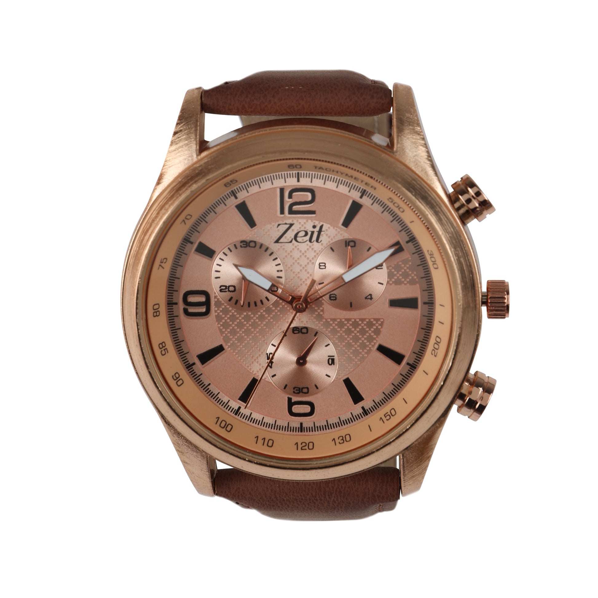 Reloj Zeit Analogo Para Caballero Casual Correa De Tactopiel