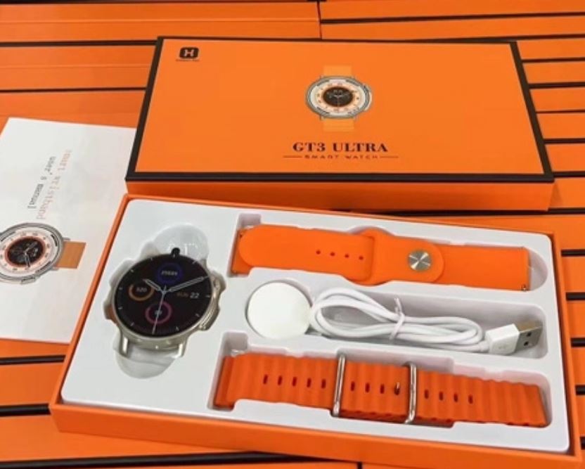 Reloj Smartwatch GT3 Ultra Caucho Multifunciones