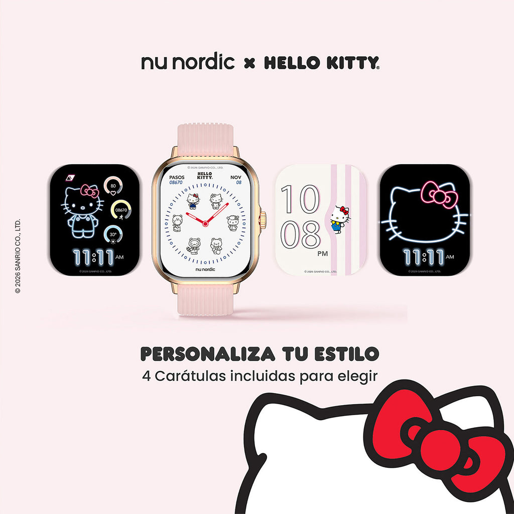 Smartwatch Nu Nordic + Hello Kitty