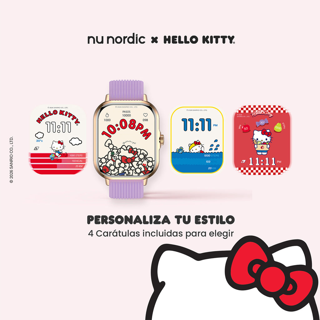 Smartwatch Nu Nordic + Hello Kitty