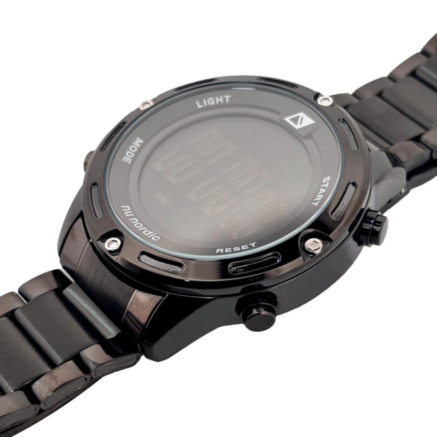 Reloj Nu Nordic Digital con Correa de Metal para Hombre