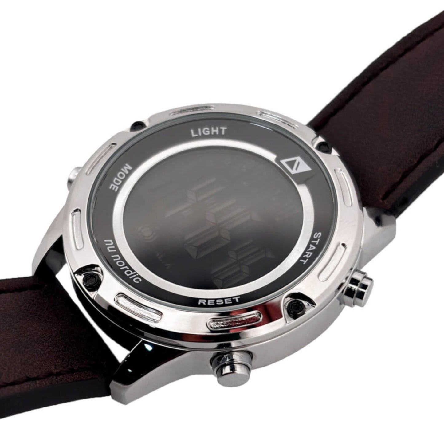 Reloj Nu Nordic Digital con Correa de Metal para Hombre