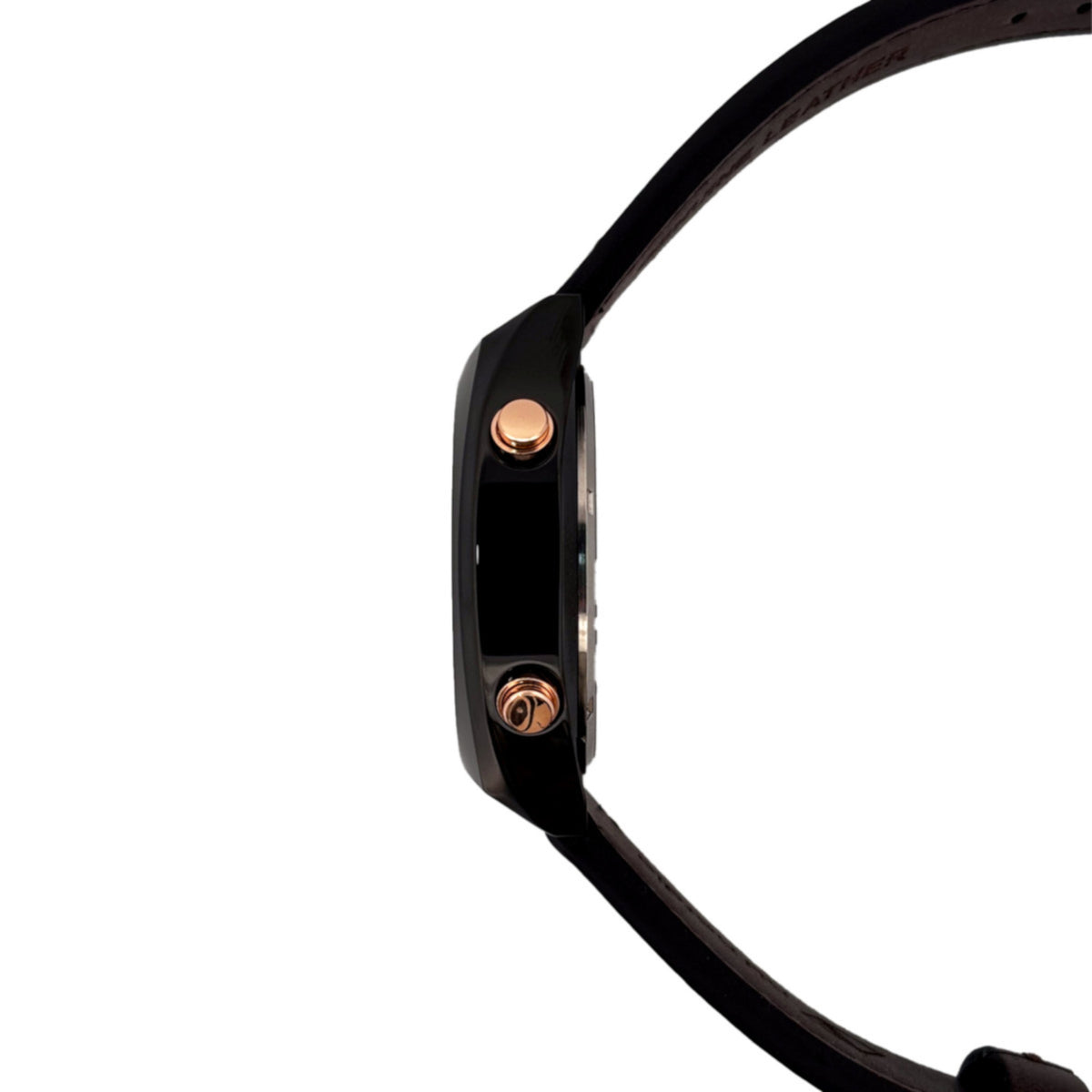 Reloj Nu Nordic Digital con Correa de Tactopiel Café