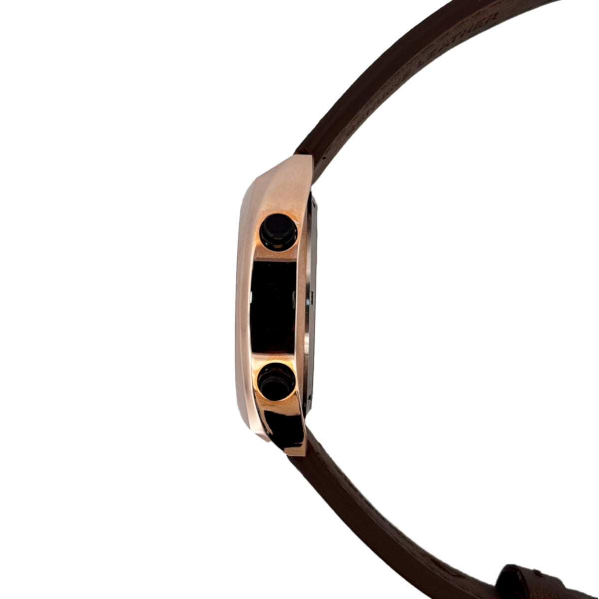 Reloj Nu Nordic Digital con Correa de Tactopiel Caja Bronce