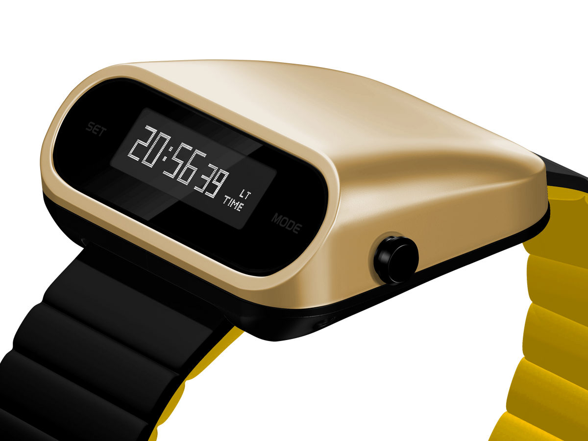 Reloj Digital Watch-E | Dorado | Sensor movimiento