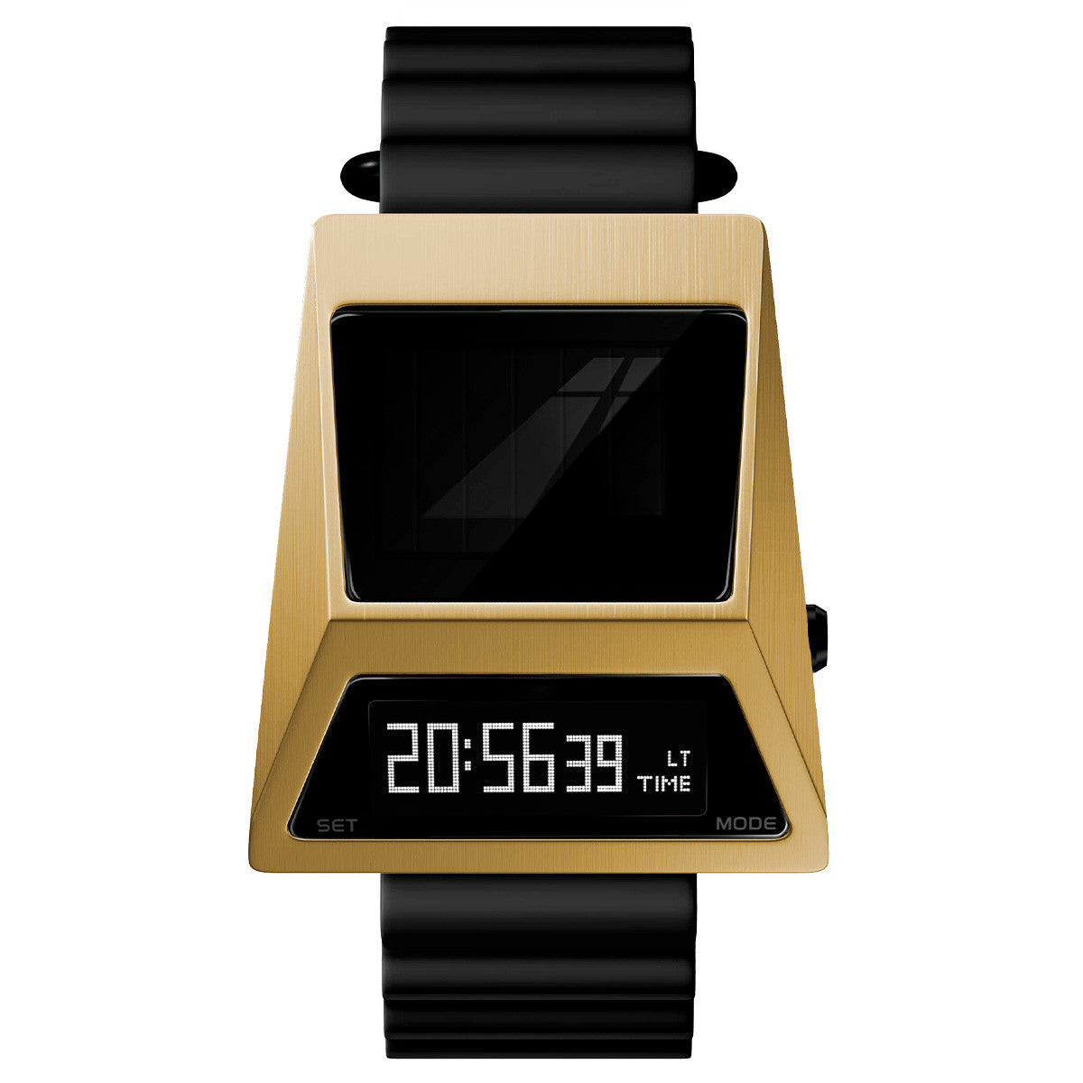 Reloj Digital Cyberwatch | Carga Solar | Dorado