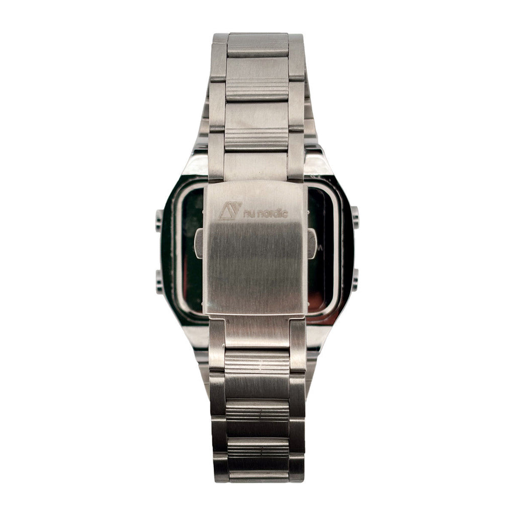 Reloj Nu Nordic Digital con Correa de Metal para Hombre