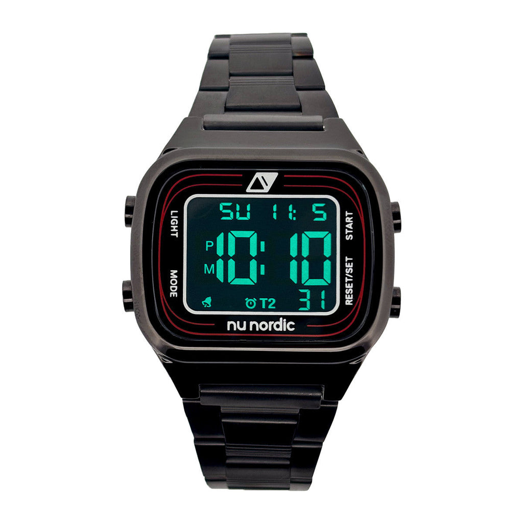 Reloj Nu Nordic Digital con Correa de Metal para Hombre