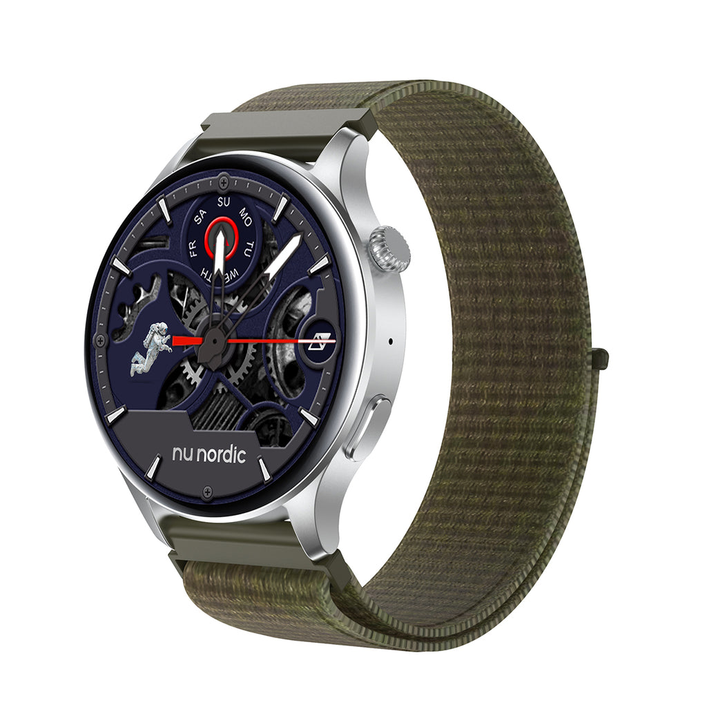 Smartwatch Nu Nordic Race F1 Correa de Nylon Verde