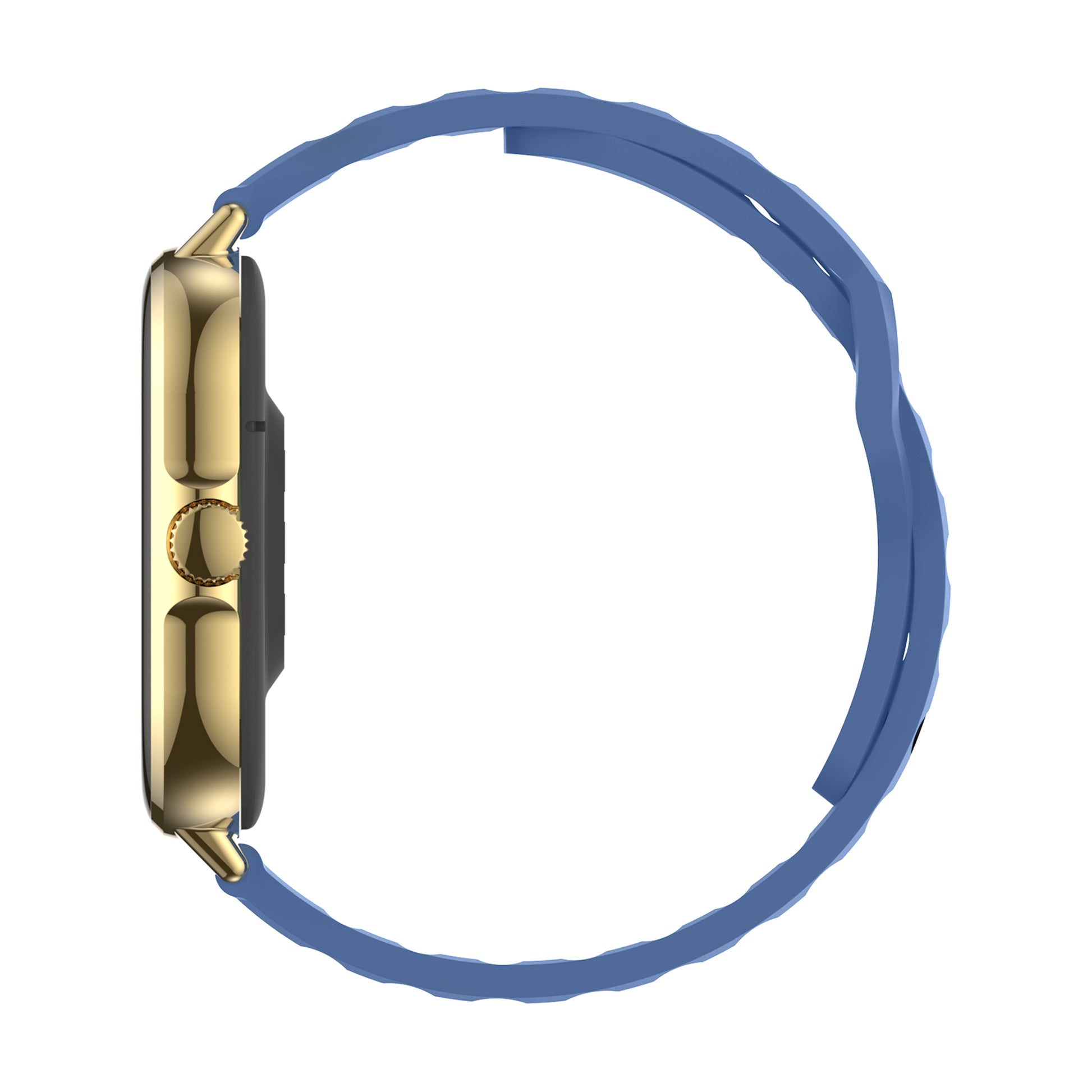 Smartwatch Nu Nordic Sport Travel con Correa de Silicon Azul