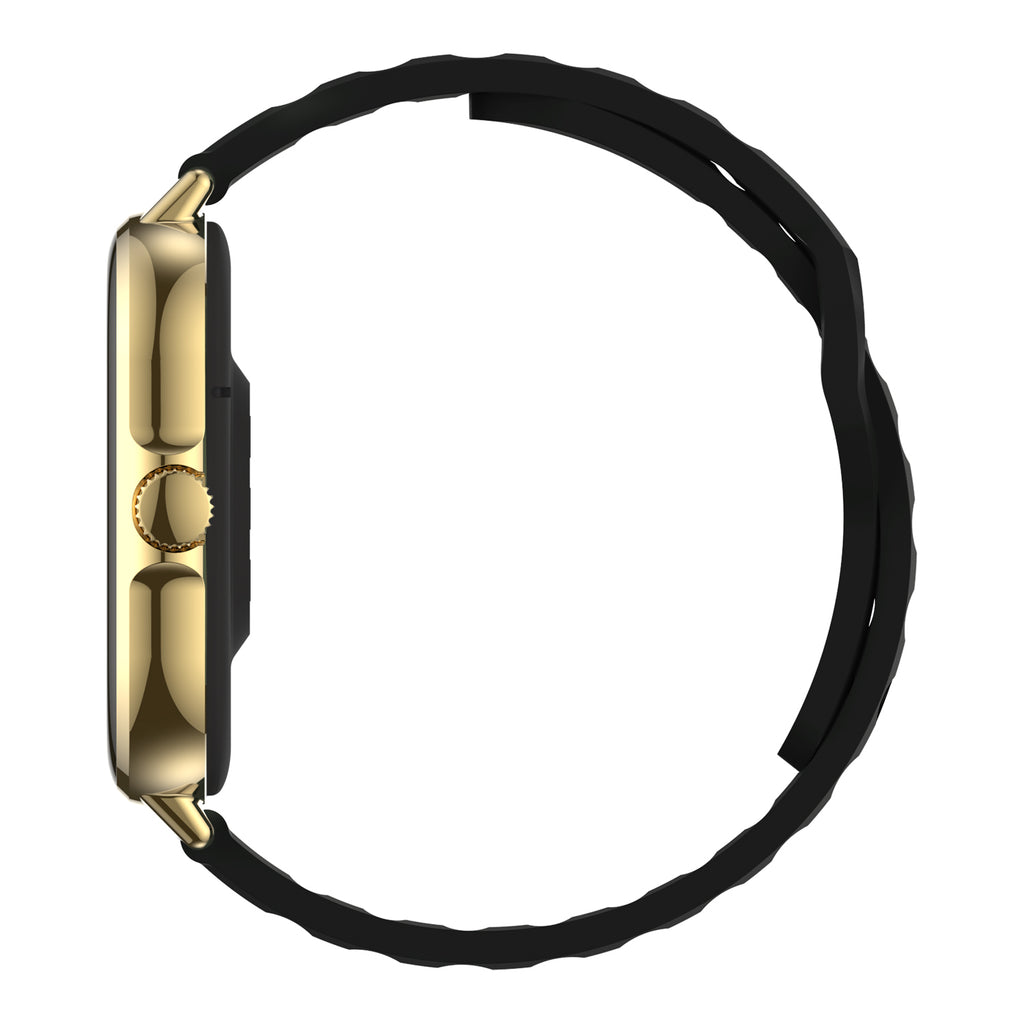 Smartwatch Nu Nordic Sport Travel con Correa de Silicon Negro