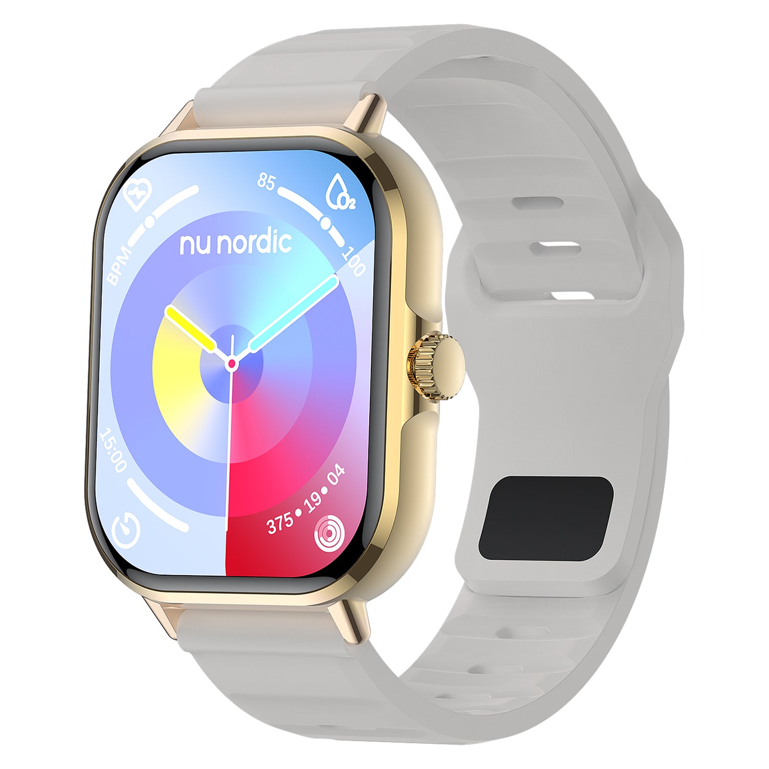 Smartwatch Nu Nordic Sport Travel con Correa de Silicon Blanco