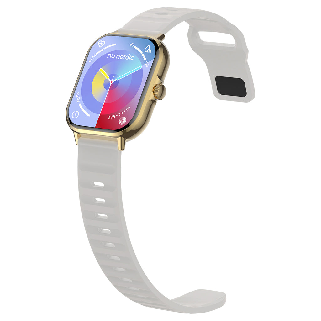 Smartwatch Nu Nordic Sport Travel con Correa de Silicon Blanco