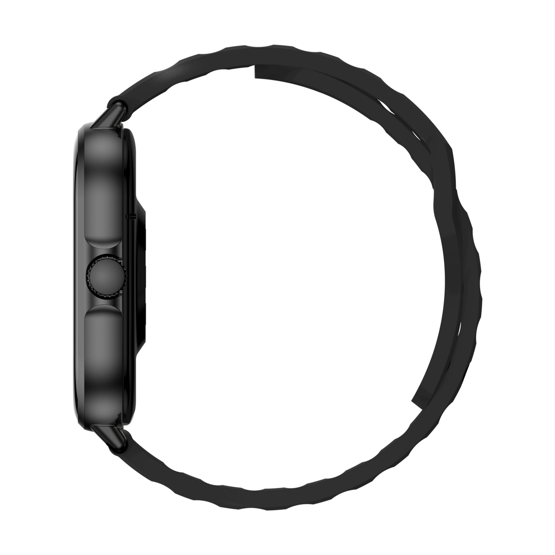 Smartwatch Nu Nordic Sport Travel con Correa de Silicon Negro