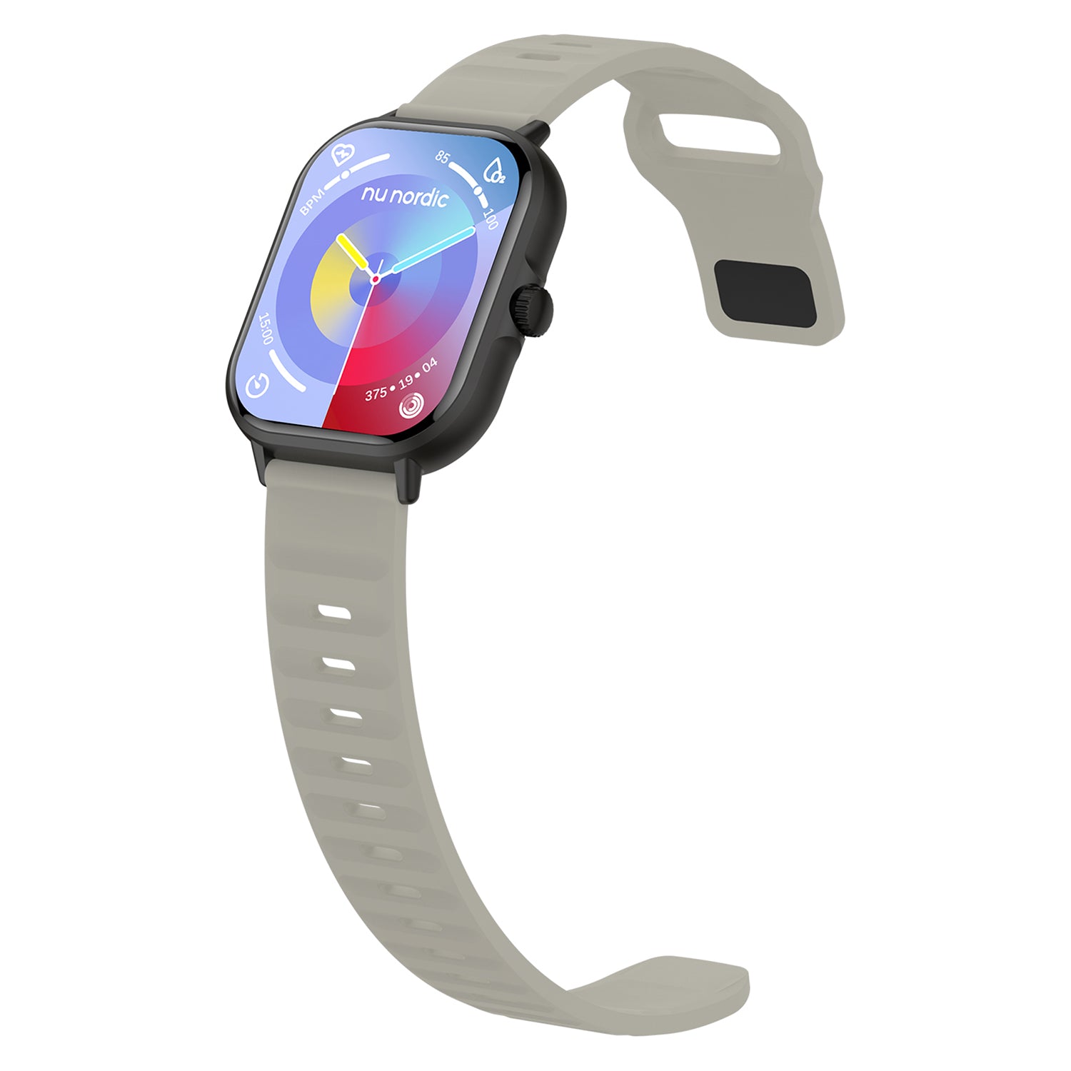 Smartwatch Nu Nordic Sport Travel con Correa de Silicon Blanco