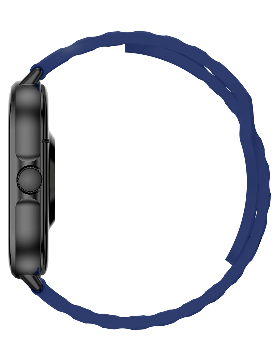 Smartwatch Nu Nordic Sport Travel con Correa de Silicon Azul