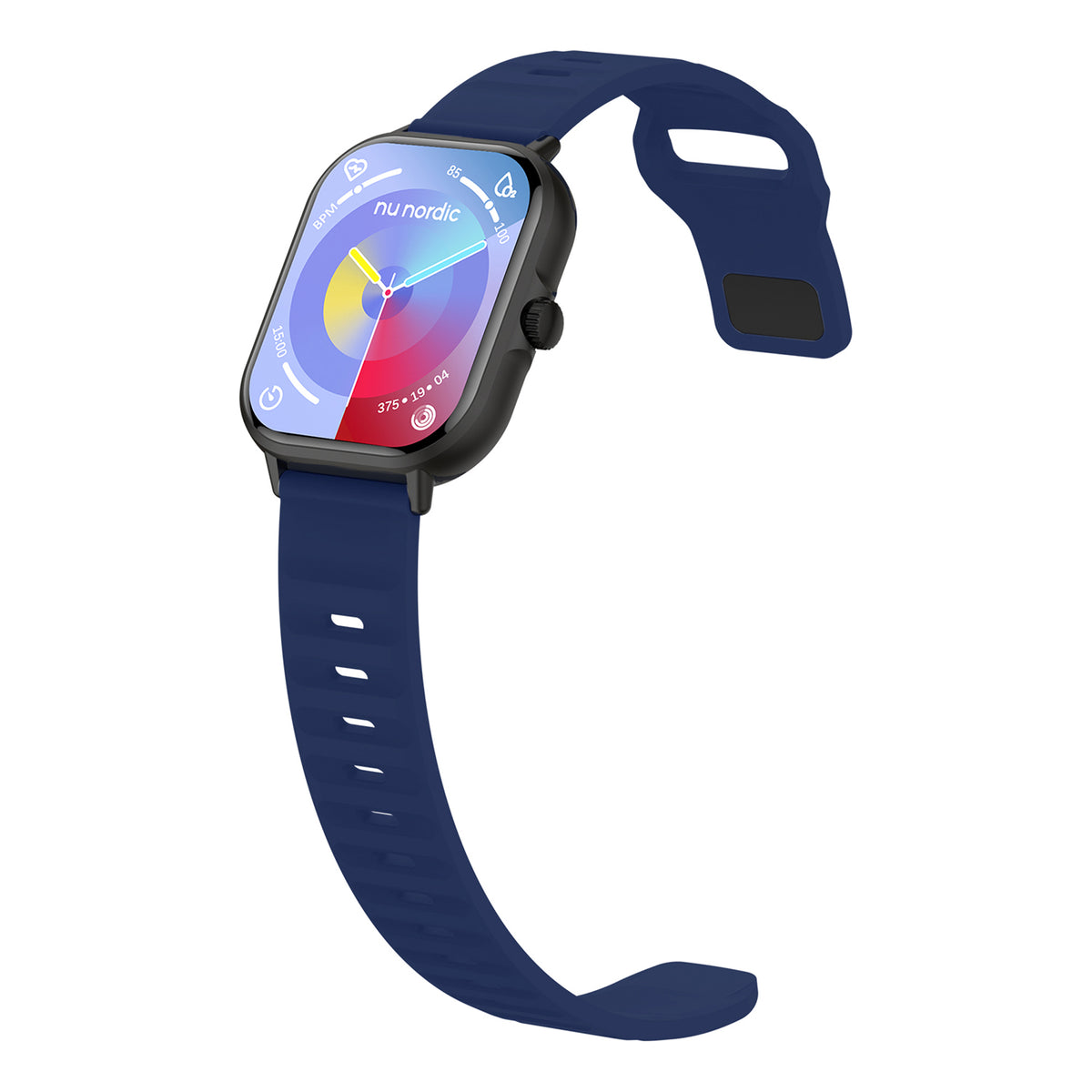 Smartwatch Nu Nordic Sport Travel con Correa de Silicon Azul