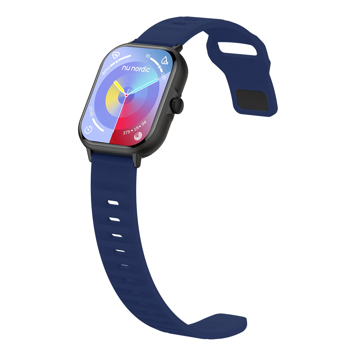Smartwatch Nu Nordic Sport Travel con Correa de Silicon Azul