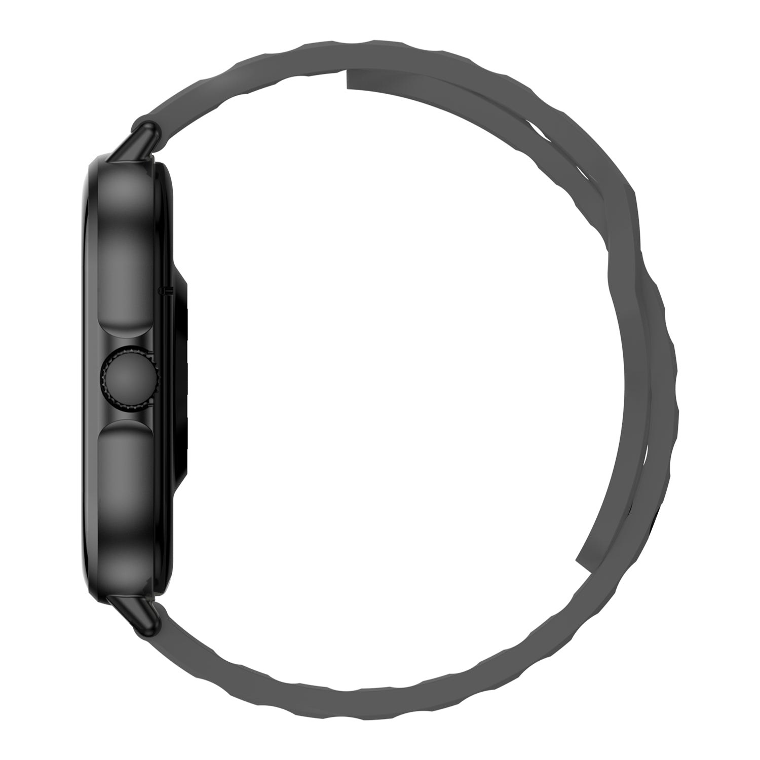 Smartwatch Nu Nordic Sport Travel con Correa de Silicon Gris