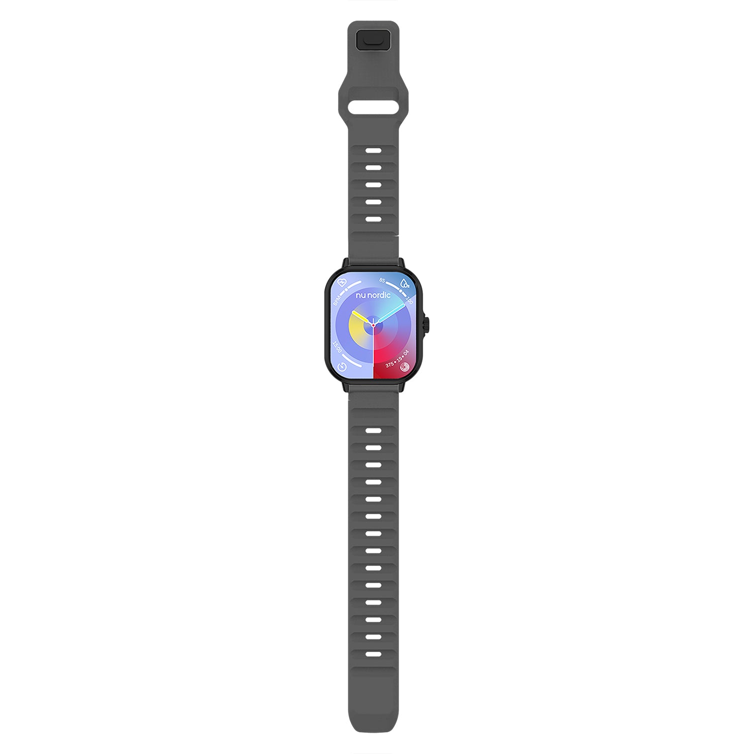 Smartwatch Nu Nordic Sport Travel con Correa de Silicon Gris