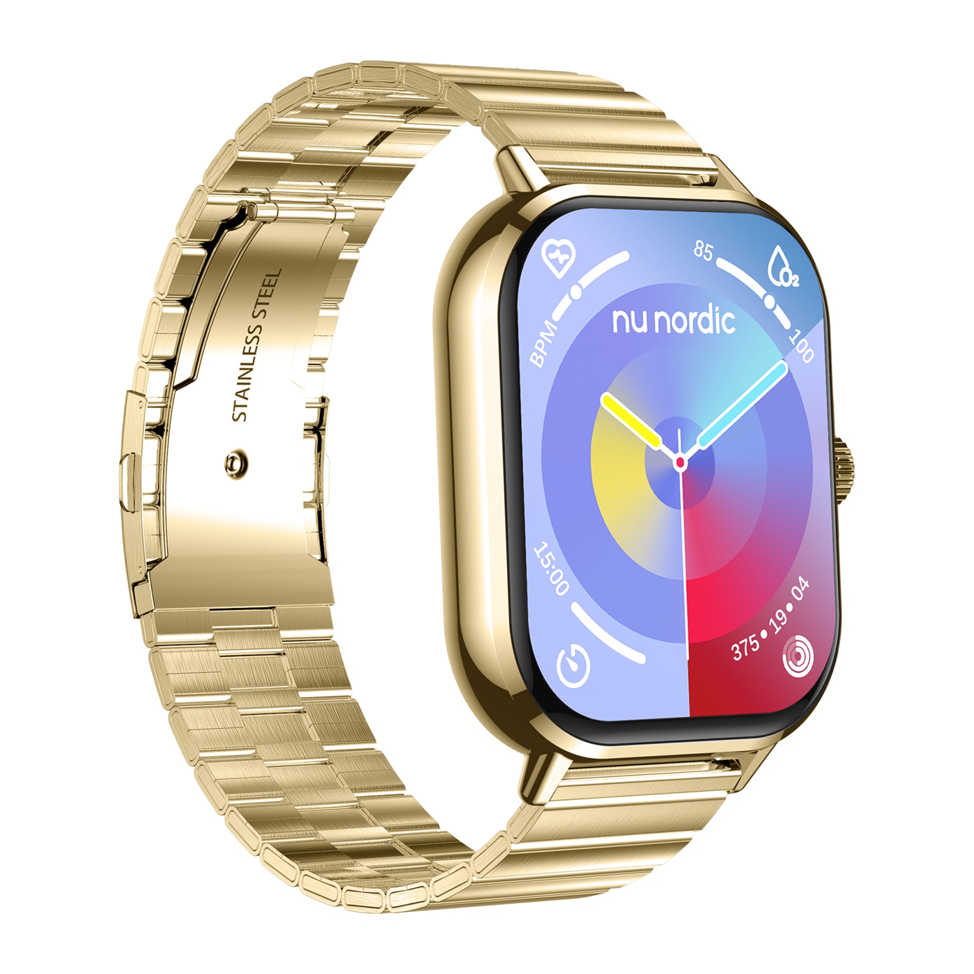 Smartwatch Nu Nordic Sport Travel con  Expansiible de Acero Inoxidable