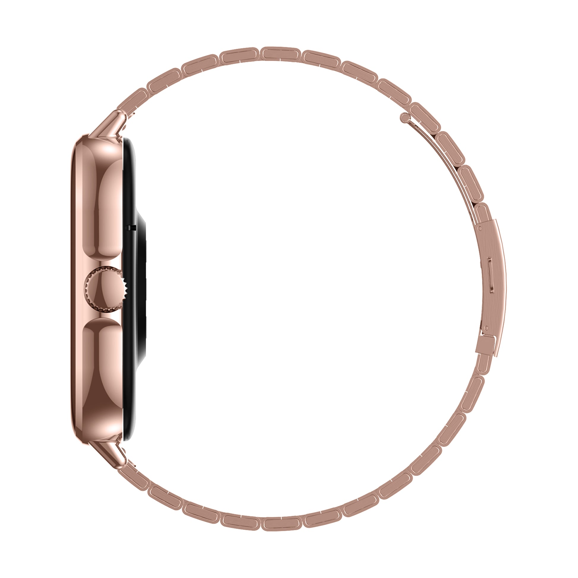 Smartwatch Nu Nordic Sport Travel con  Expansiible de Acero Inoxidable Oro Rosa