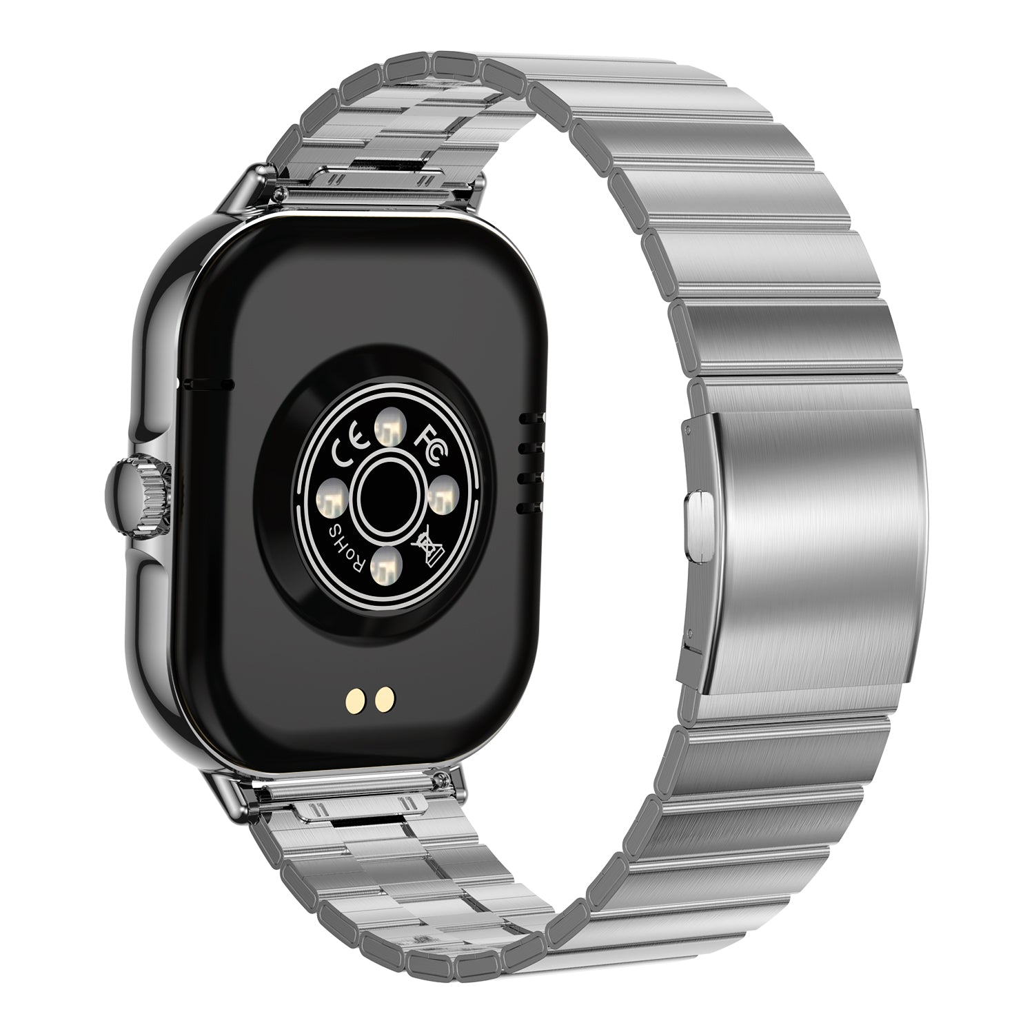 Smartwatch Nu Nordic Sport Travel con  Expansiible de Acero Inoxidable Plateado