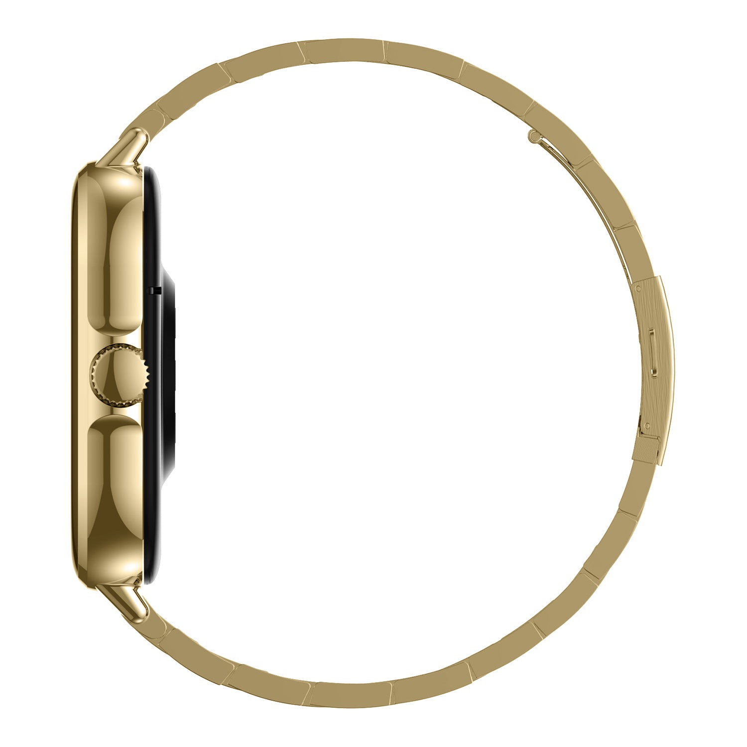 Smartwatch Nu Nordic Sport Travel Correa Tipo Jubilee de Acero Inoxidable Dorado